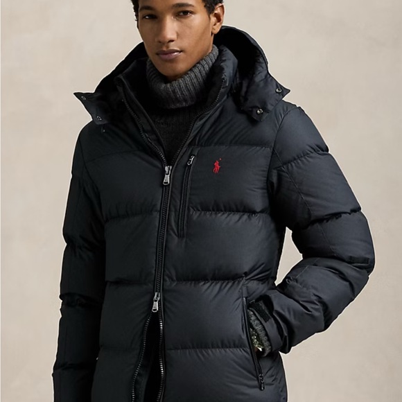 Polo Ralph Lauren Classic Black Puffer Jacket Men - Picture 2 of 8